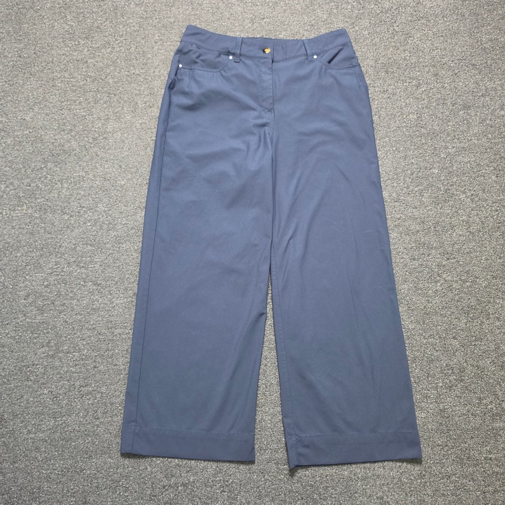 Lululemon City Sleek 5-Pocket Wide Leg Pants Navy Womens 29 Casual Train LW5DXXS